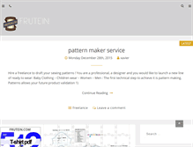 Tablet Screenshot of frutein.com